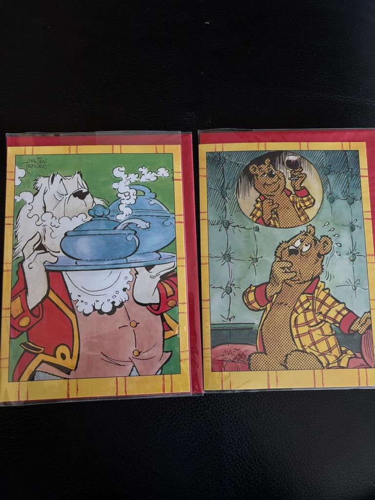 Heer Bommel kaarten 2 stuks, Verzamelen, Stripfiguren, Ophalen of Verzenden, Olivier B, Bommel en Tom Poes, Nieuw, Plaatje, Poster of Sticker