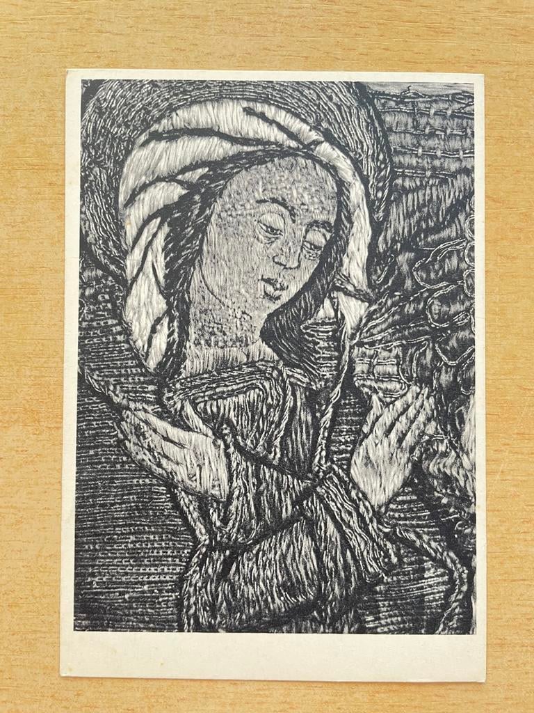 Detail kazuifel kerk Heeze, Ophalen of Verzenden, 1940 tot 1960, Ongelopen, Overige thema's