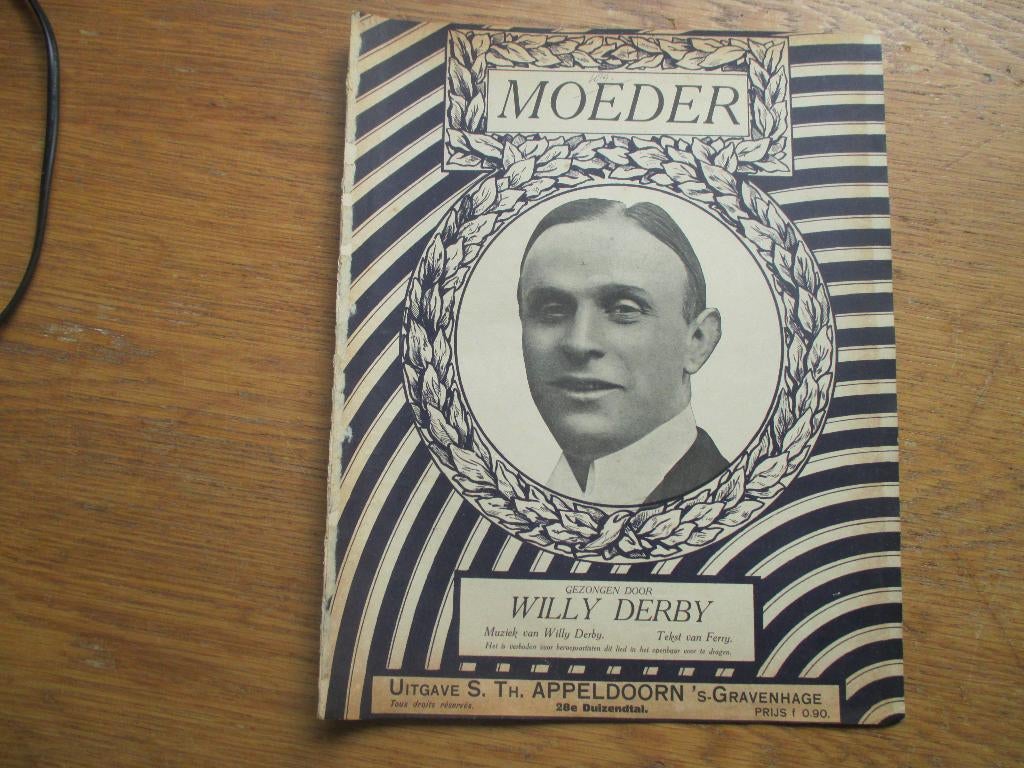 Moeder - gezongen door willy derby, Ophalen of Verzenden, Gebruikt, Artiest of Componist, Populair