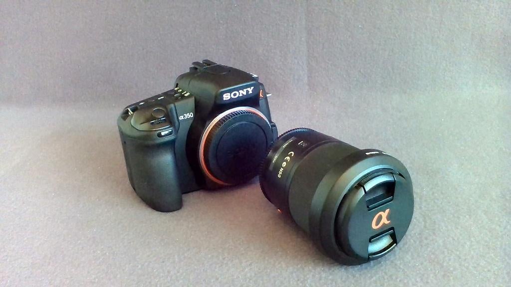 Digitale Spiegelreflex Camera - Sony DSLR-A350K, 14 Megapixel, Spiegelreflex, Ophalen of Verzenden, Zo goed als nieuw