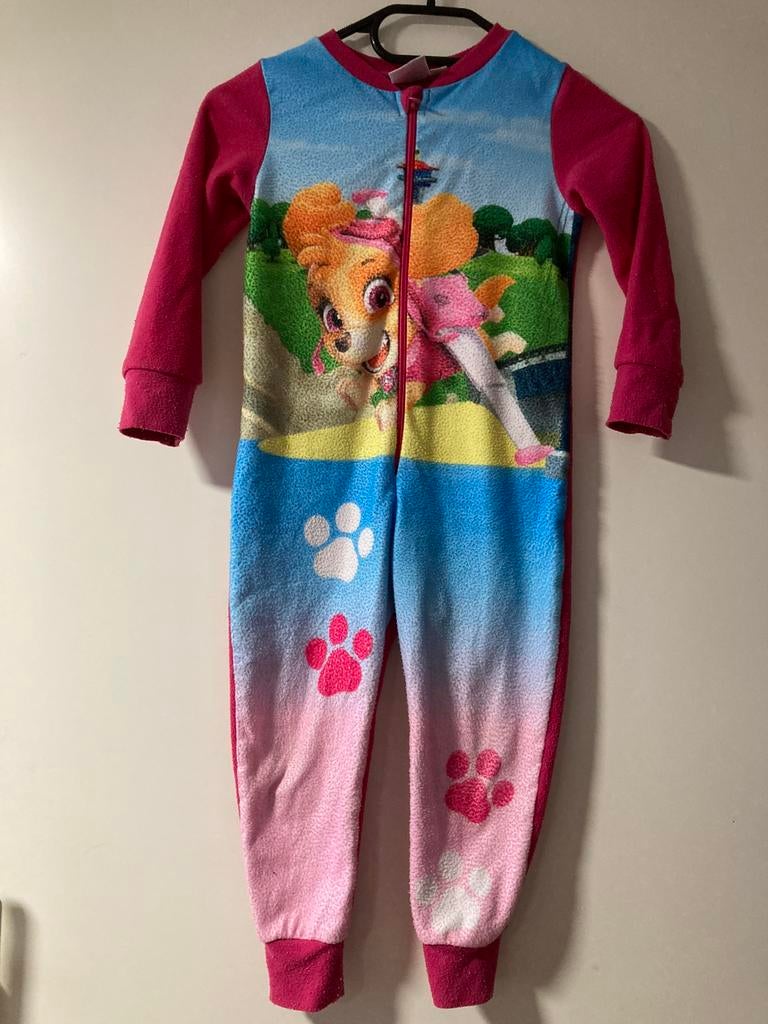 Paw Patrol Onesie / pyjama Maat 98/104 Nickelodeon roze, Ophalen of Verzenden, Zo goed als nieuw, Meisje, Nacht- of Onderkleding