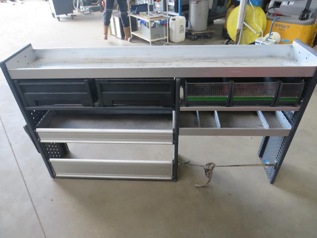 bott bedrijfswageninrichting businrichting met koffers schap, Ophalen, Gebruikt, Bott, Zandhaarweg