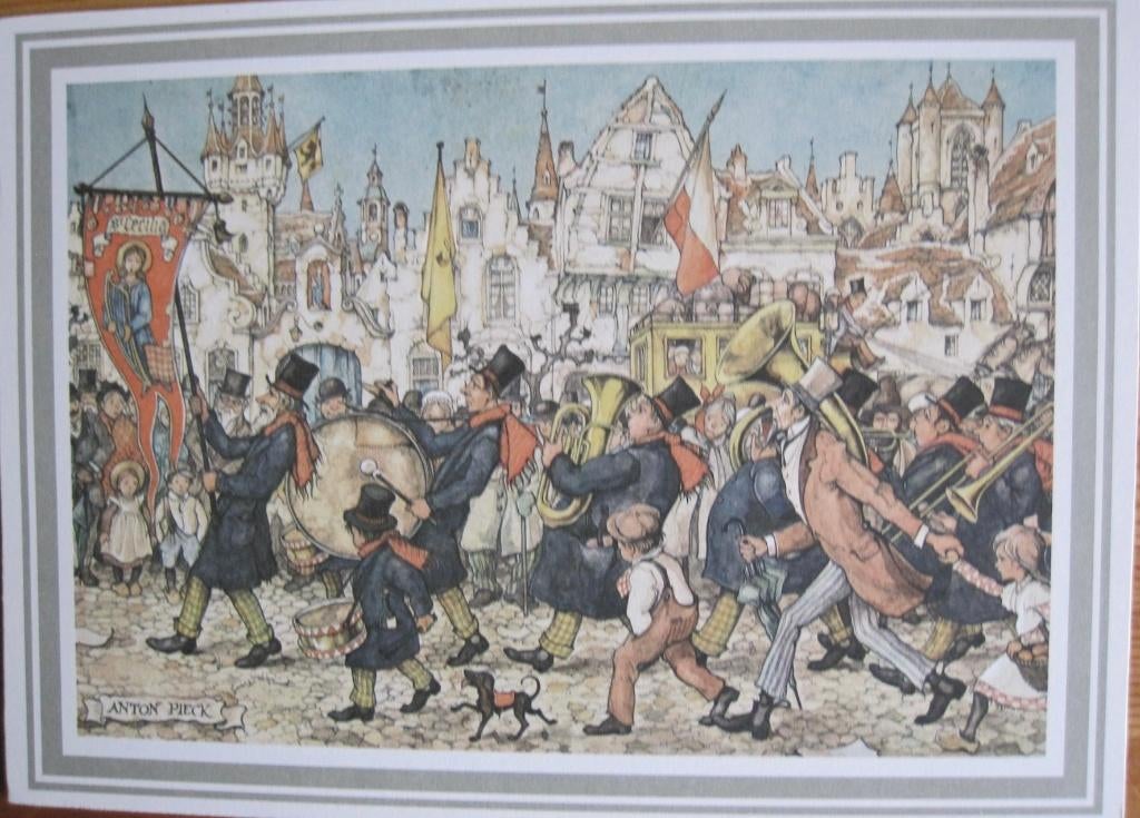 Anton Pieck - Fanfare Sint Cecilia - nieuw, Verzamelen, Verzenden, 1980 tot heden, Ongelopen, Overige thema's