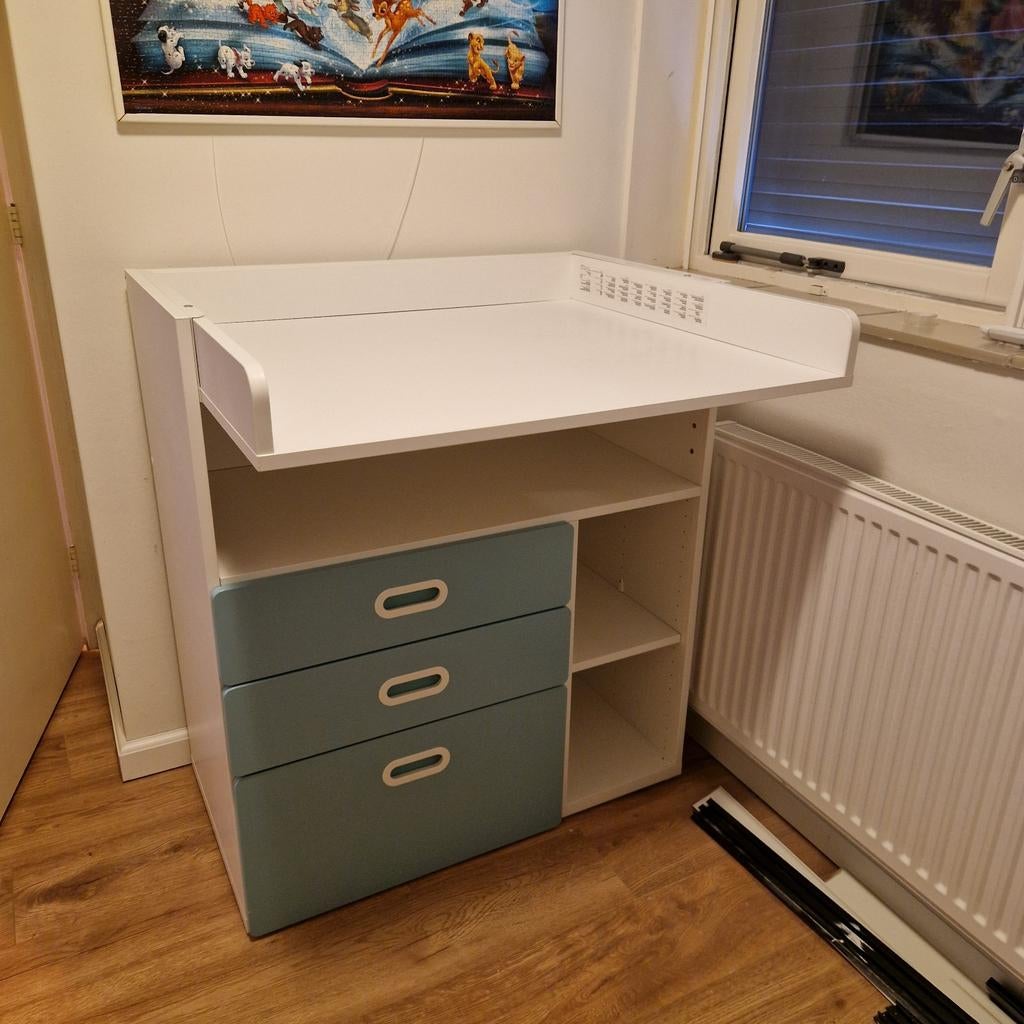 Ikea Stuva Commode/Bureau & Ledikant, 50 tot 70 cm, Ophalen of Verzenden, Zo goed als nieuw, 75 tot 100 cm