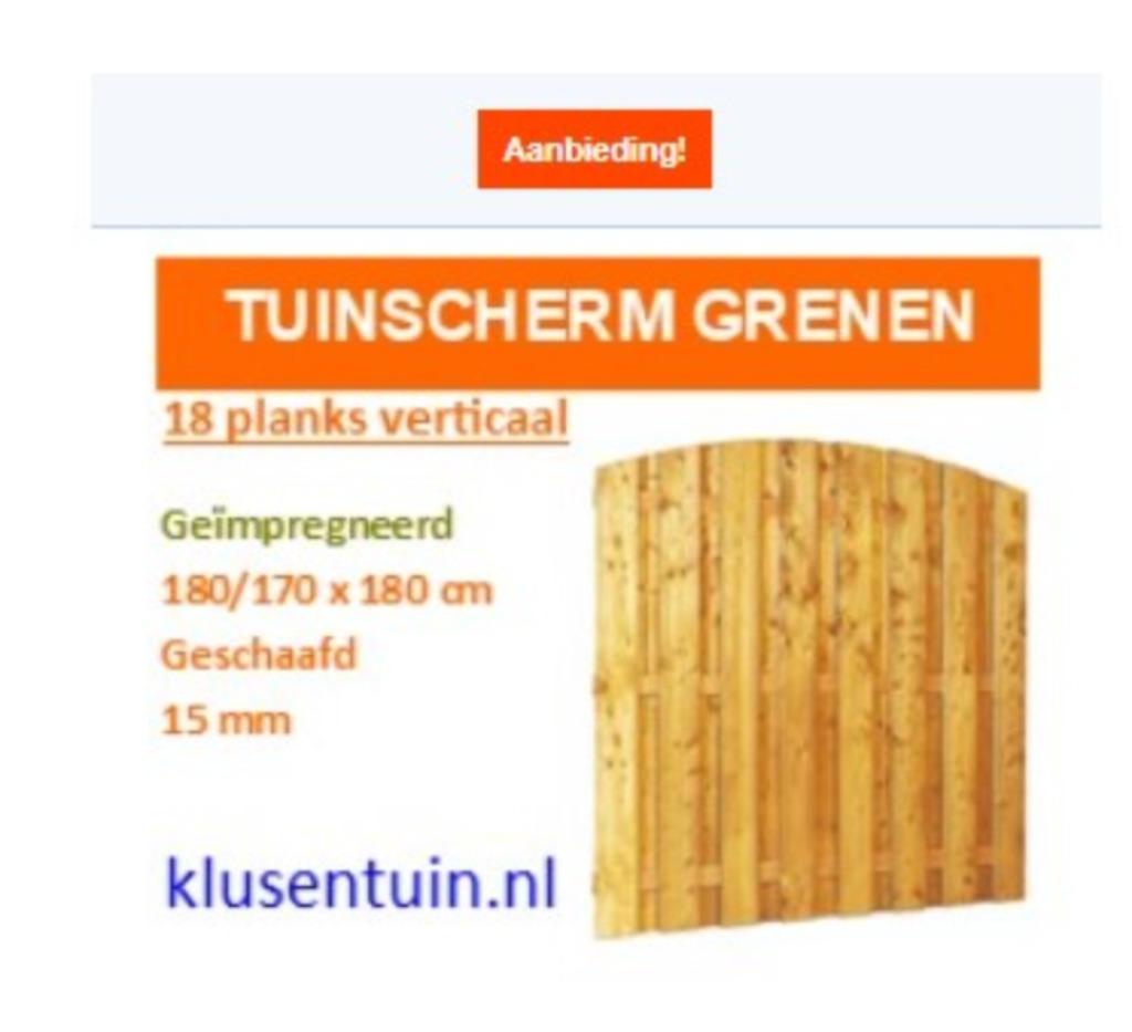 Toogscherm - Recht scherm AANBIEDING OP=OP, Tuin en Terras, Schuttingen, Nieuw, Hout, 1 tot 2 meter, Minder dan 3 meter, Ophalen