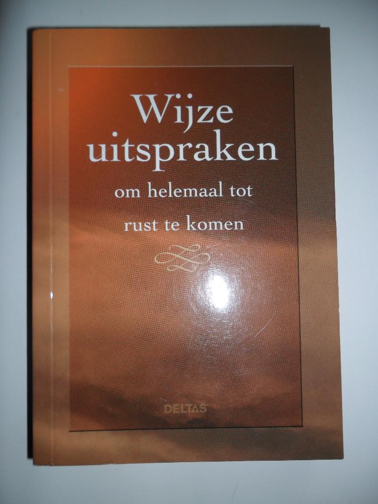 wijze uitspraken om helemaal tot rust te komen, Ophalen of Verzenden, Nieuw, Overige onderwerpen, Achtergrond en Informatie
