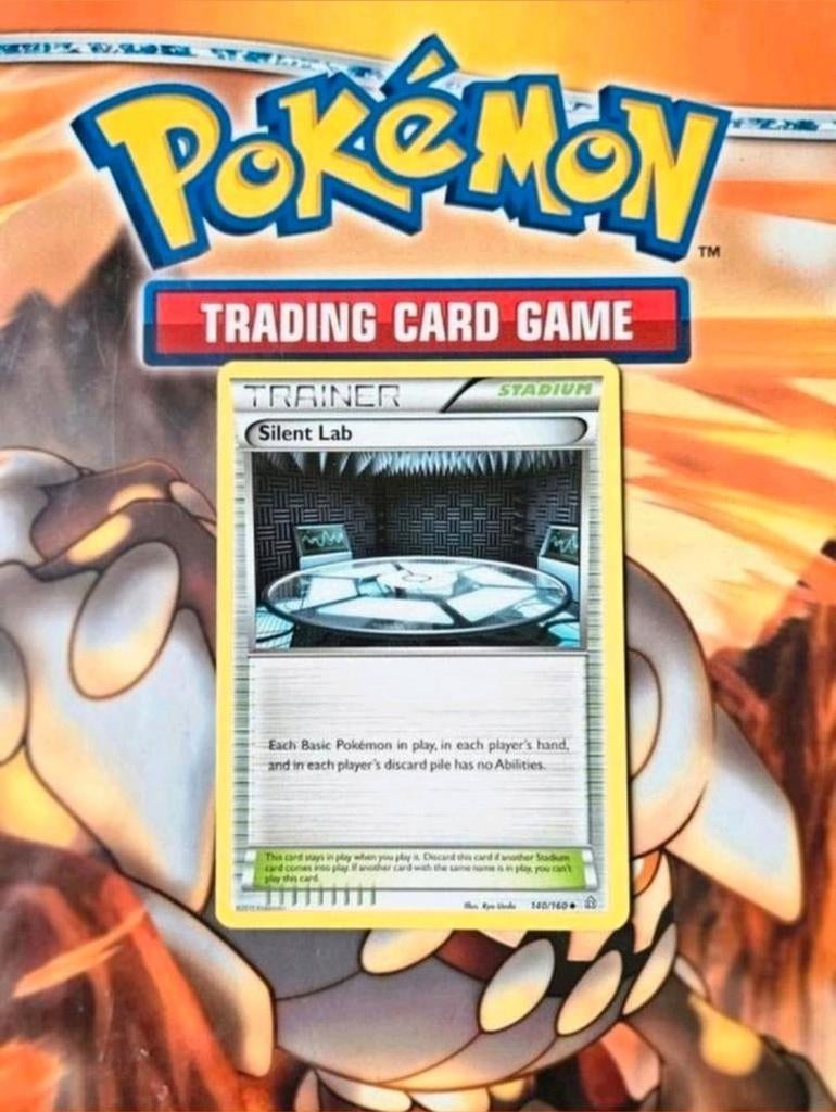 Silent lab 140/160 XY Primal Clash pokemon kaart nm, Ophalen of Verzenden, Zo goed als nieuw, Losse kaart