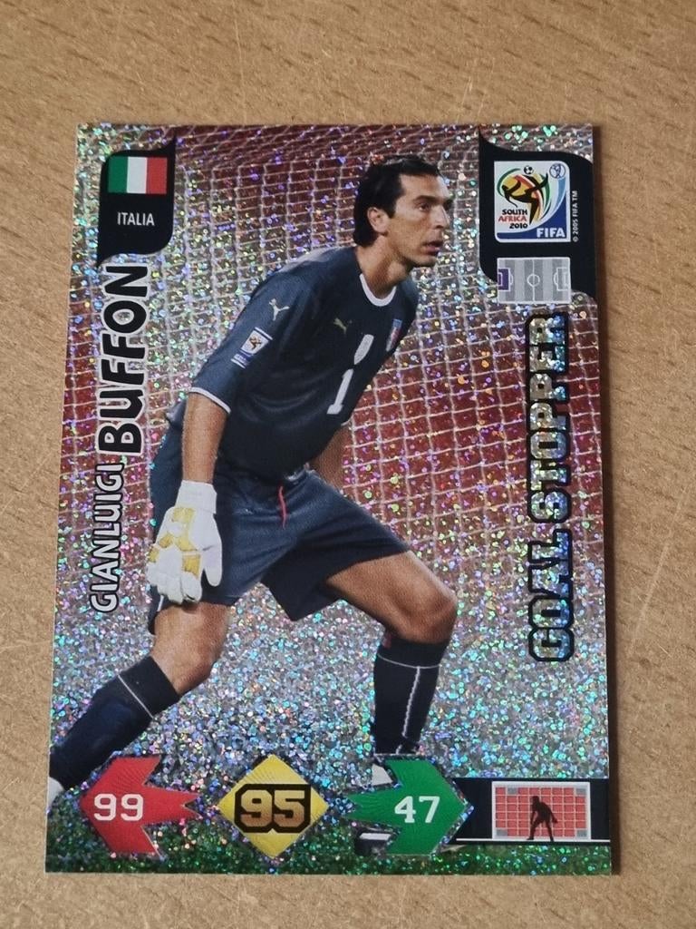 Panini Adrenalyn xl Fifa World Cup 2010 Goal Stopper Buffon, Ophalen of Verzenden, Zo goed als nieuw, Plaatje