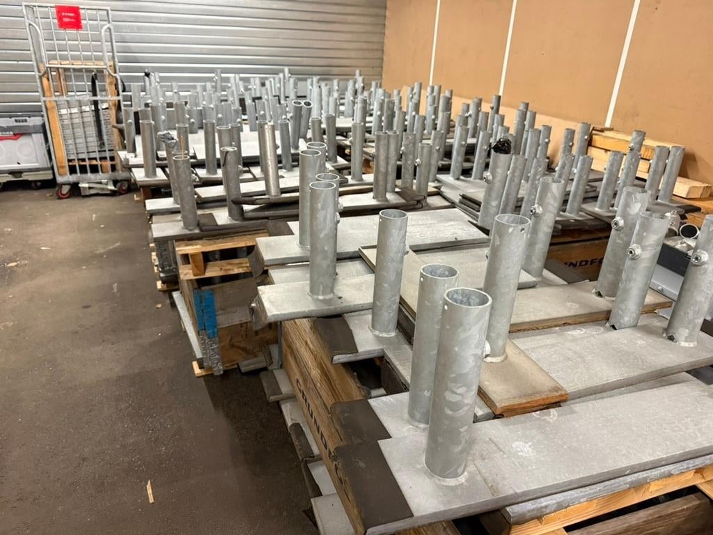 ca 1000m1 Hekwerk voor (tijdelijke) dak valbeveiliging, Ophalen, 5 meter of hoger