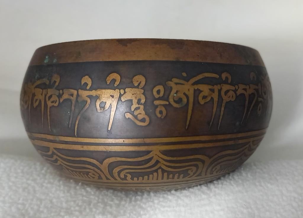 Tibetaanse klankschaal, Ophalen of Verzenden, Brons