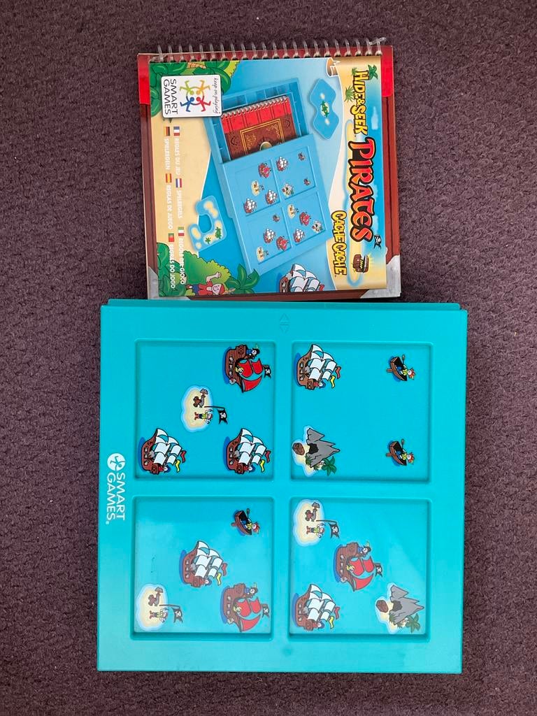 Smart Games Hide & Seek Piraten - Puzzelspel, Een of twee spelers, Ophalen, Gebruikt, Reisspel