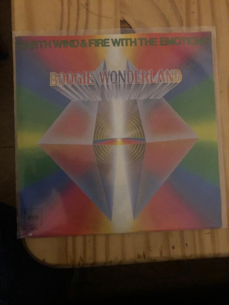 EARTH WIND & FIRE WITH THE EMOTIONS  BOOGIE WONDERLAND, Ophalen of Verzenden, 1980 tot 2000, Zo goed als nieuw, 12 inch