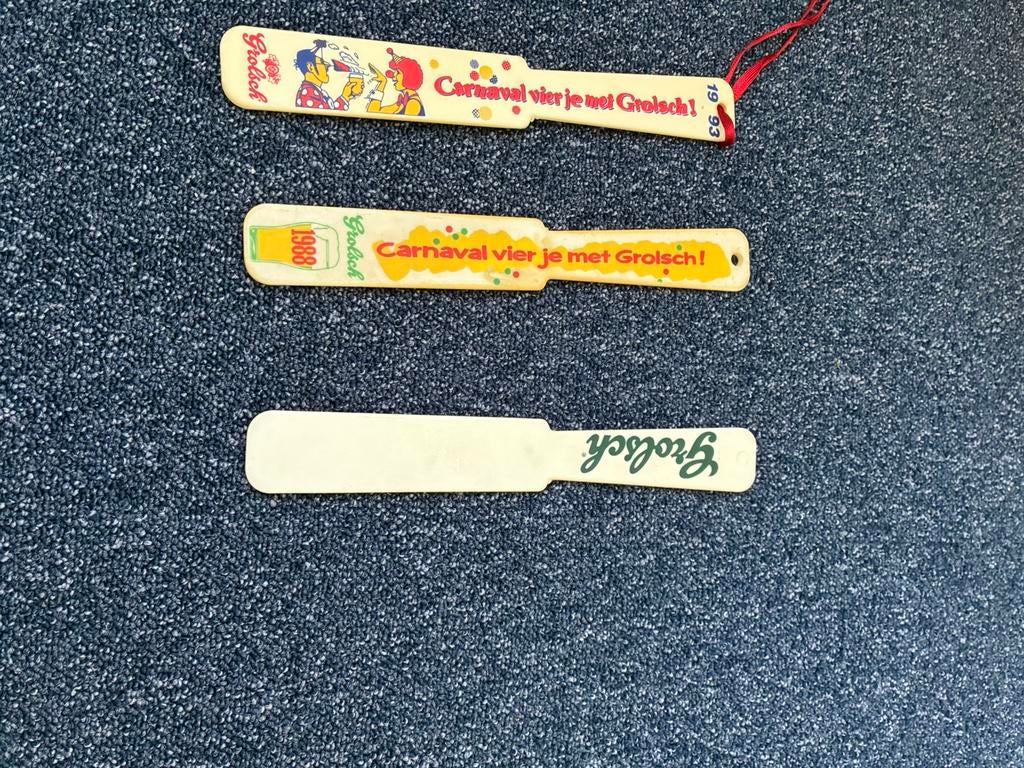 Grolsch afchuimer Carnaval vier je met Grolsch 1988 1993, Verzamelen, Ophalen of Verzenden, Grolsch