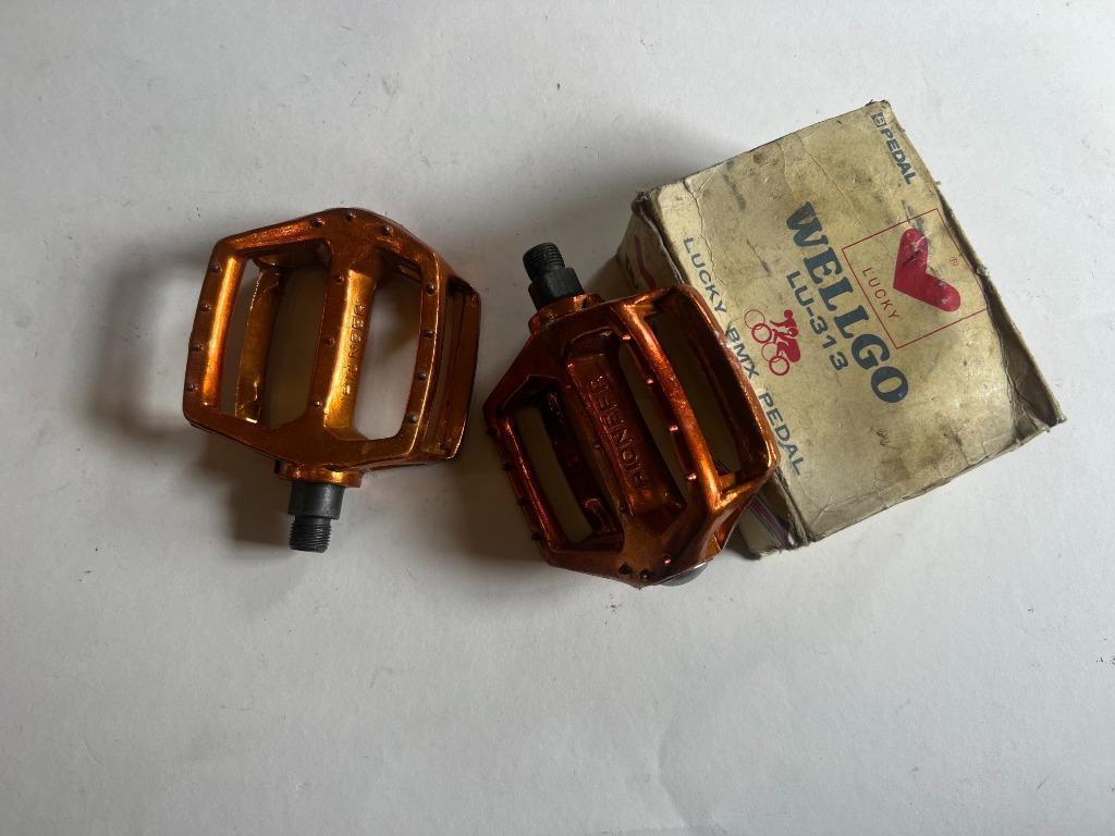 Old School BMX Pedalen Dikke Draad 9/16, Fietsen en Brommers, Fietsonderdelen, Ophalen of Verzenden, Zo goed als nieuw, Algemeen