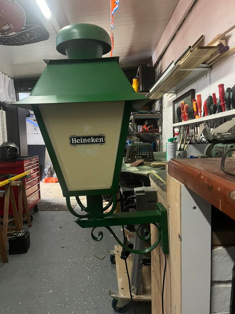 Heineken lamp, Ophalen of Verzenden, Zo goed als nieuw, Lichtbak of (neon) lamp