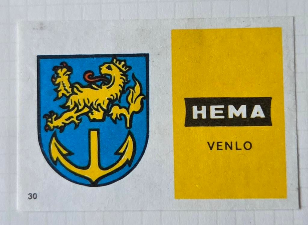 Luciferetiket Wapenschild Venlo, Ophalen of Verzenden, Zo goed als nieuw