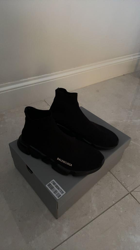 Balenciaga Speed Trainer Zwart Maat 43 - Bijna Nieuw!, Ophalen of Verzenden, Zo goed als nieuw, Zwart, Sneakers of Gympen