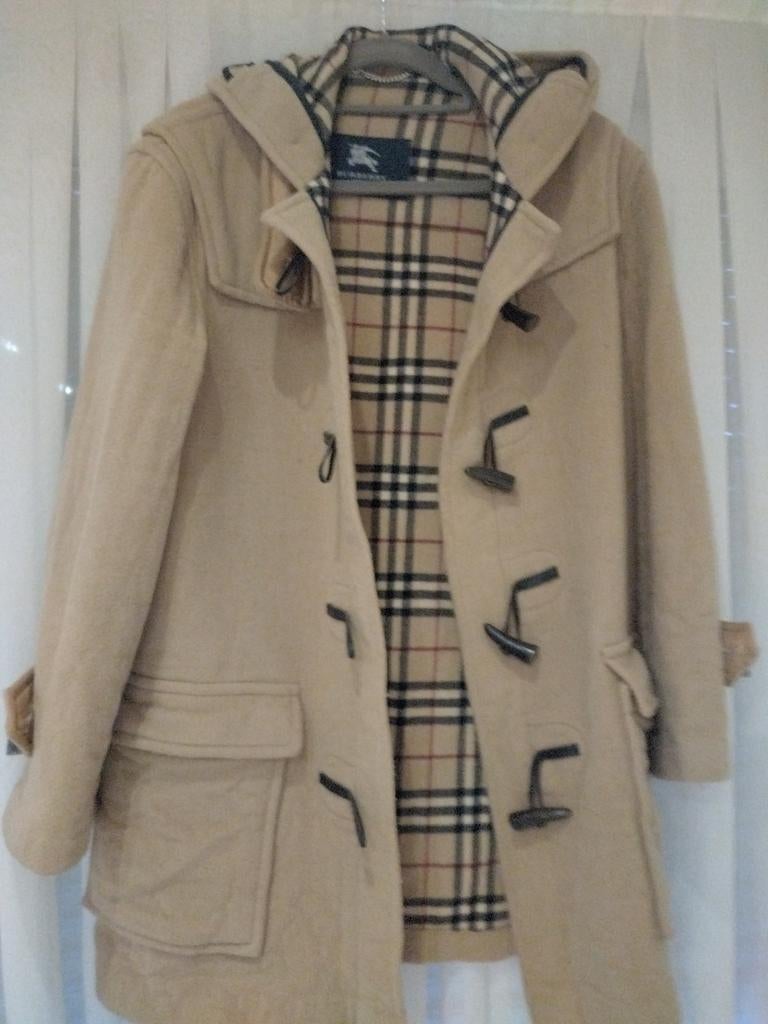 Burberry Duffelcoat te koop., Ophalen of Verzenden, Zo goed als nieuw, Maat 46/48 (XL) of groter, Beige