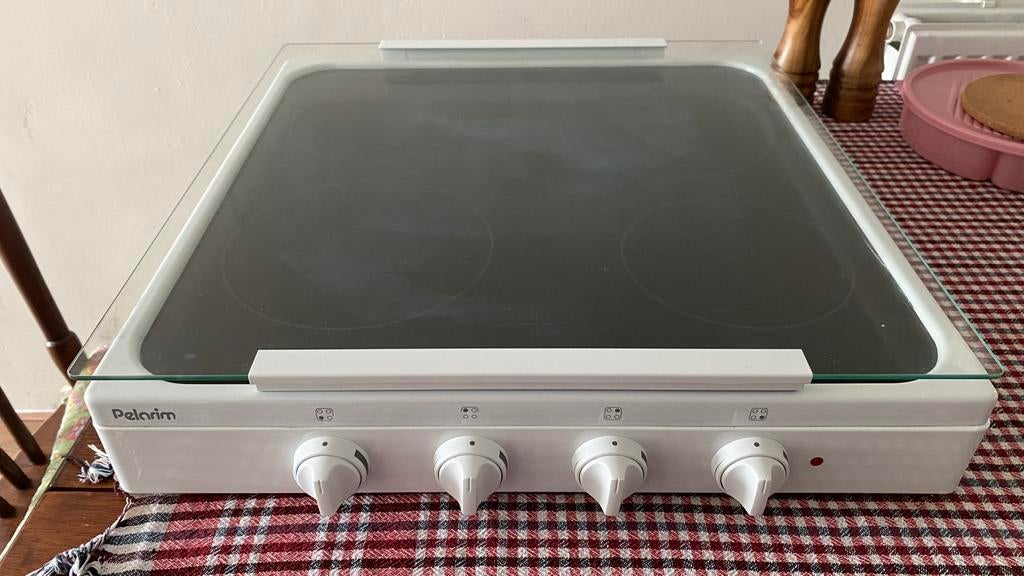 Pelgrim pk754wit, Ophalen, 4 kookzones, Zo goed als nieuw, Gas