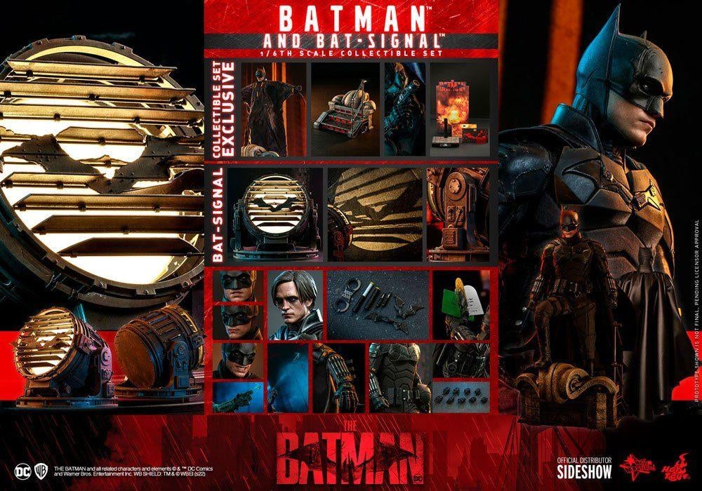 Hot Toys The Batman and Bat-signal MMS641, West Campus 1 76863 Herxheim (DE), Actiefiguur of Pop, Heo GmbH, Nieuw