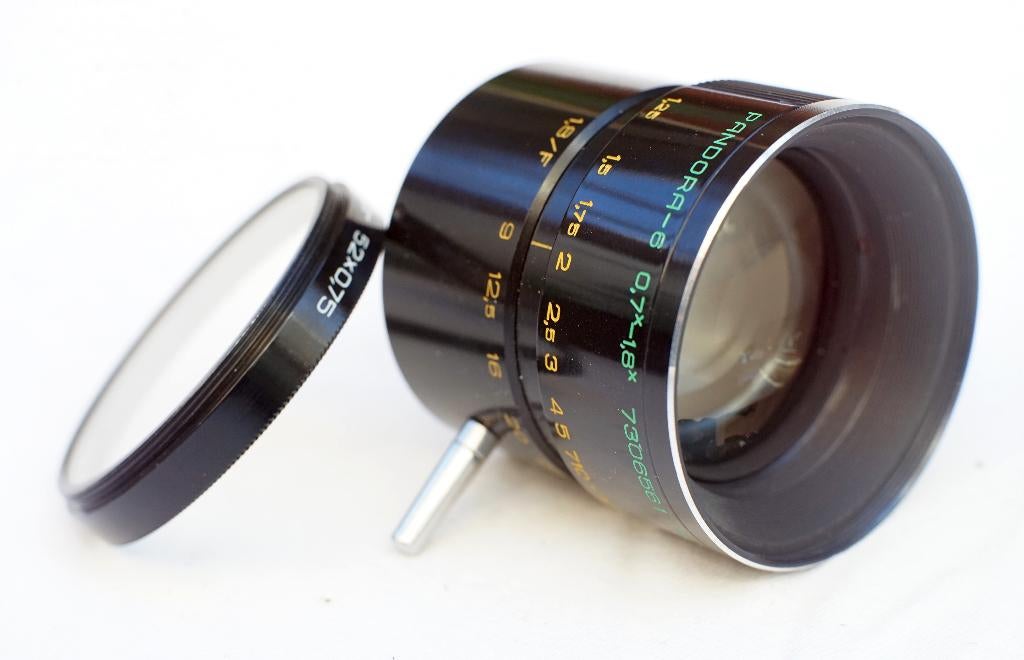 *KMZ Pandora-6 cine (7306561) 0.7-1.8x en KMZ UV filter, Ophalen of Verzenden, 1960 tot 1980