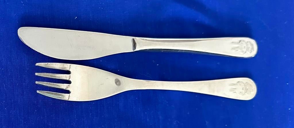 Kindermesje en kindervorkje Nijntje, Ophalen