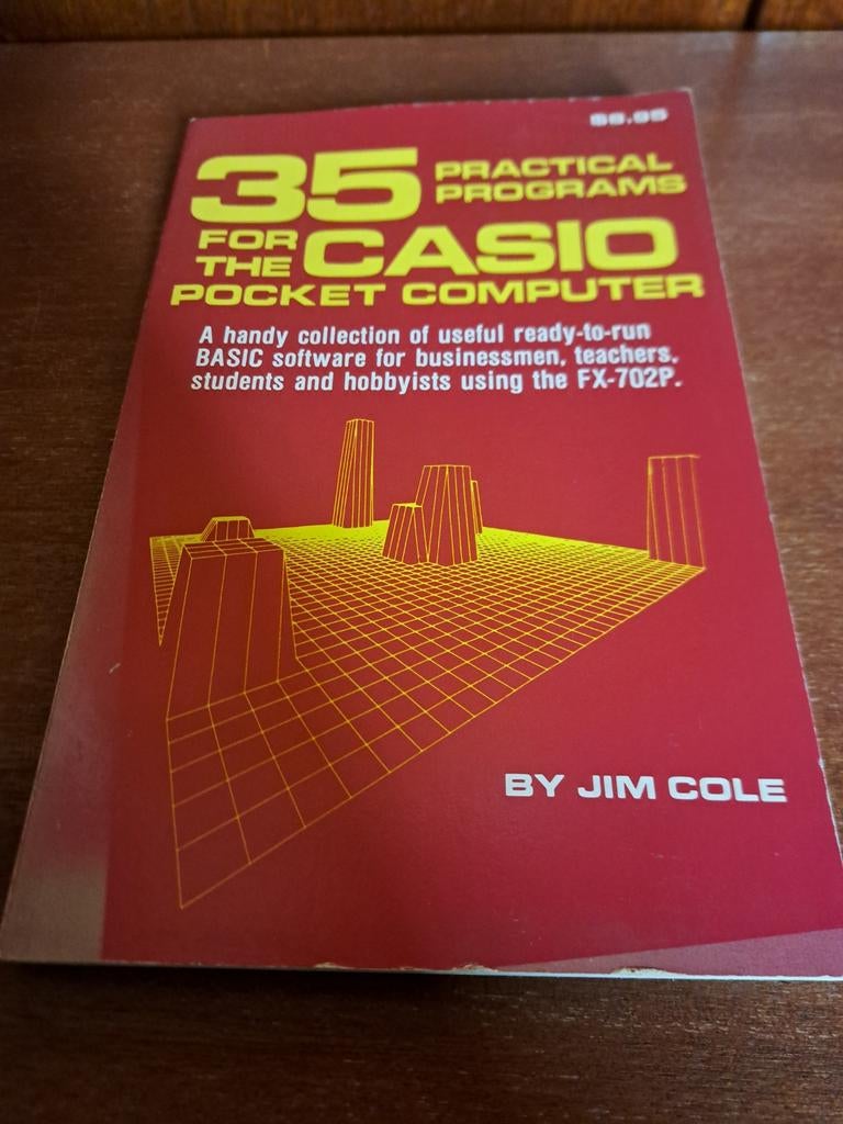 Casio pocket computer FX702P, Ophalen of Verzenden, Gelezen, Overige onderwerpen