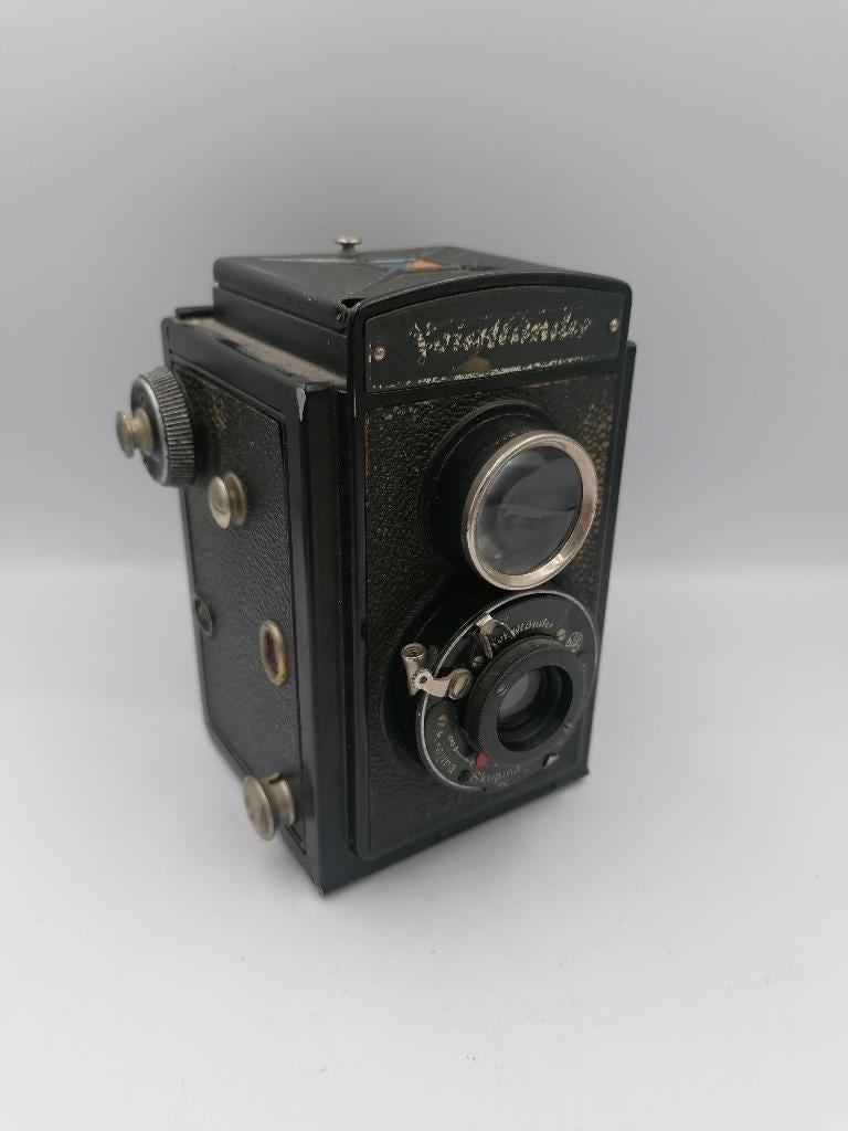 Vintage "TLR" Voigtlander Brillant analog MF camera, Ophalen of Verzenden, Gebruikt, Compact, Overige Merken
