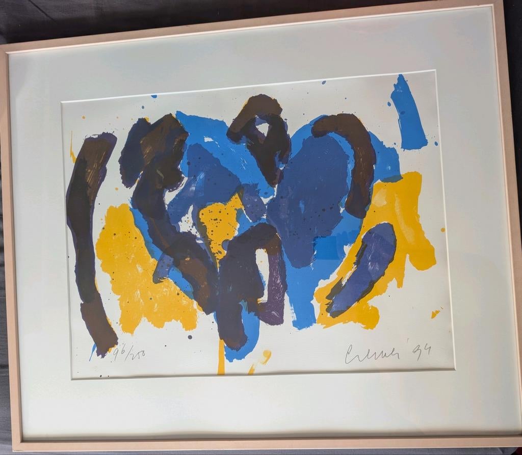 Jan Cremer. Tulipe Fanny Ardante. Originele zeefdruk. 96/250, Ophalen