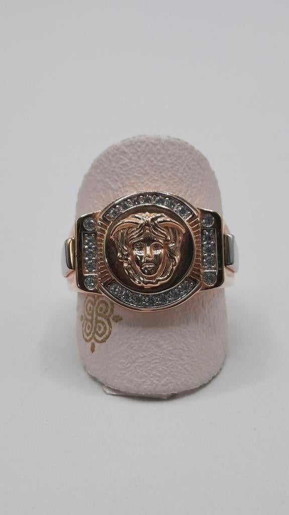 gouden heren ring 14kt, Heer, Www.bredajuwelier.nl, Nieuw, Ophalen of Verzenden