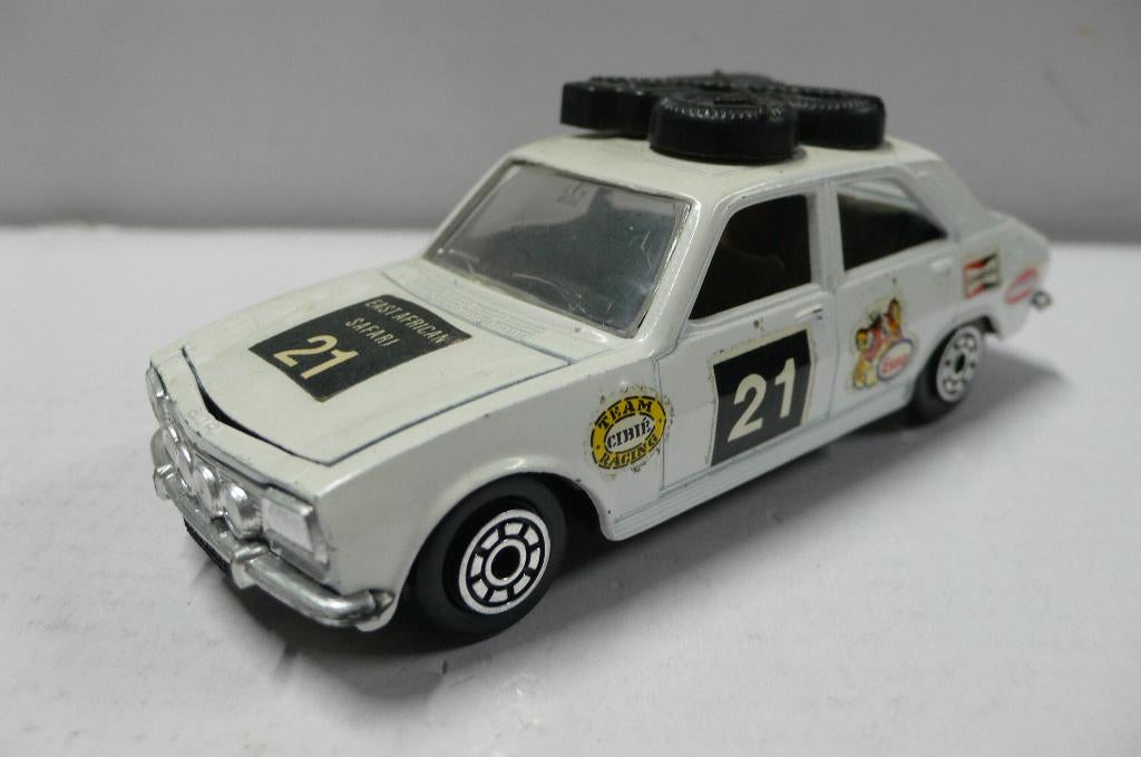 peugeot 504 - east african - norev metaal  1/43, Hobby en Vrije tijd, Modelauto's | 1:43, Verzenden, Zo goed als nieuw, Auto, Norev