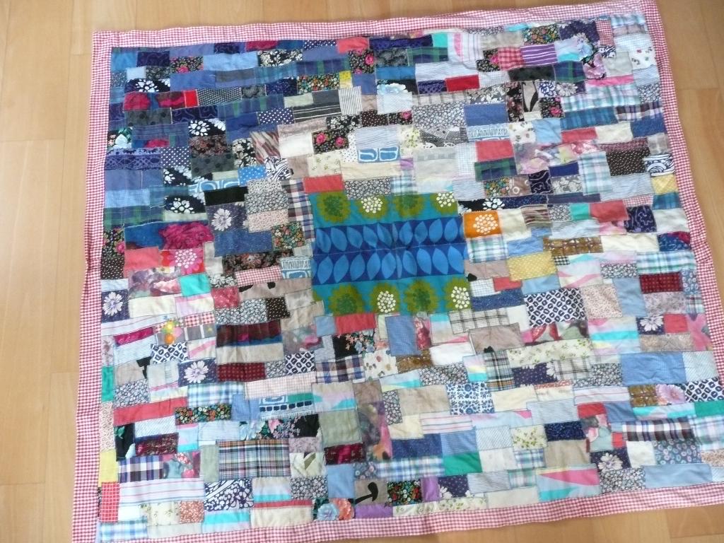 Zelfgemaakt kleed, Ophalen, Zo goed als nieuw