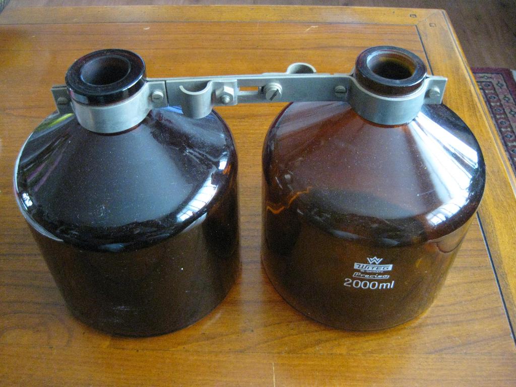 2 apothekers flessen, Antiek en Kunst, Antiek | Glas en Kristal, Ophalen of Verzenden