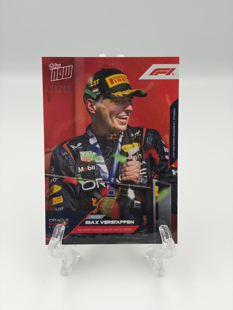 Topps Now F1 Max Verstappen /99, Ophalen of Verzenden, Nieuw, Formule 1