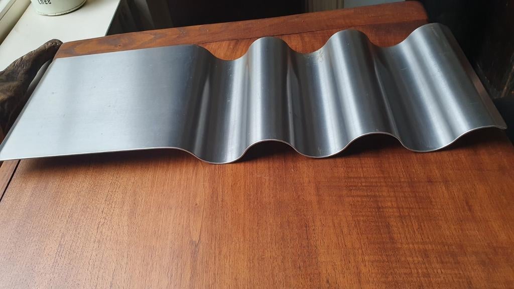 RVS Zwevend Wijnrek, Ophalen of Verzenden, Gebruikt, Metaal, Minder dan 5 flessen