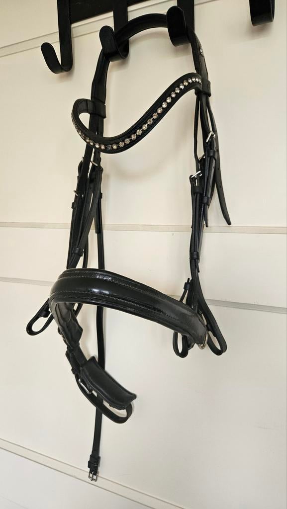 Schumacher stang en trens hoofdstel met lakneusriem, Ophalen of Verzenden, Dressuur