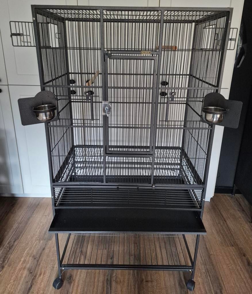 Keddoc vogelkooi Alaska 8655164 met vele Attributen, Ophalen, Zo goed als nieuw, Metaal, Vogelkooi