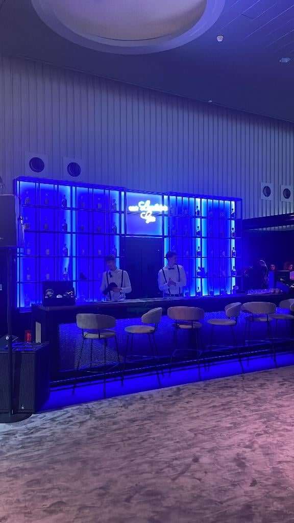 bar plus achterwand, Ophalen, Gebruikt, Barinrichting