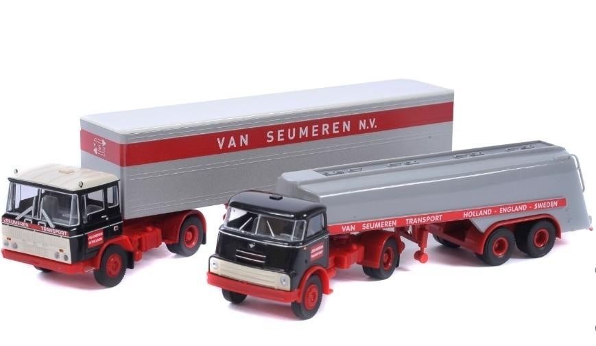 DAF SET - MAMMOET 1:87, Hobby en Vrije tijd, Modelauto's | 1:87, ., Ophalen of Verzenden, Bus of Vrachtwagen, Brekina
