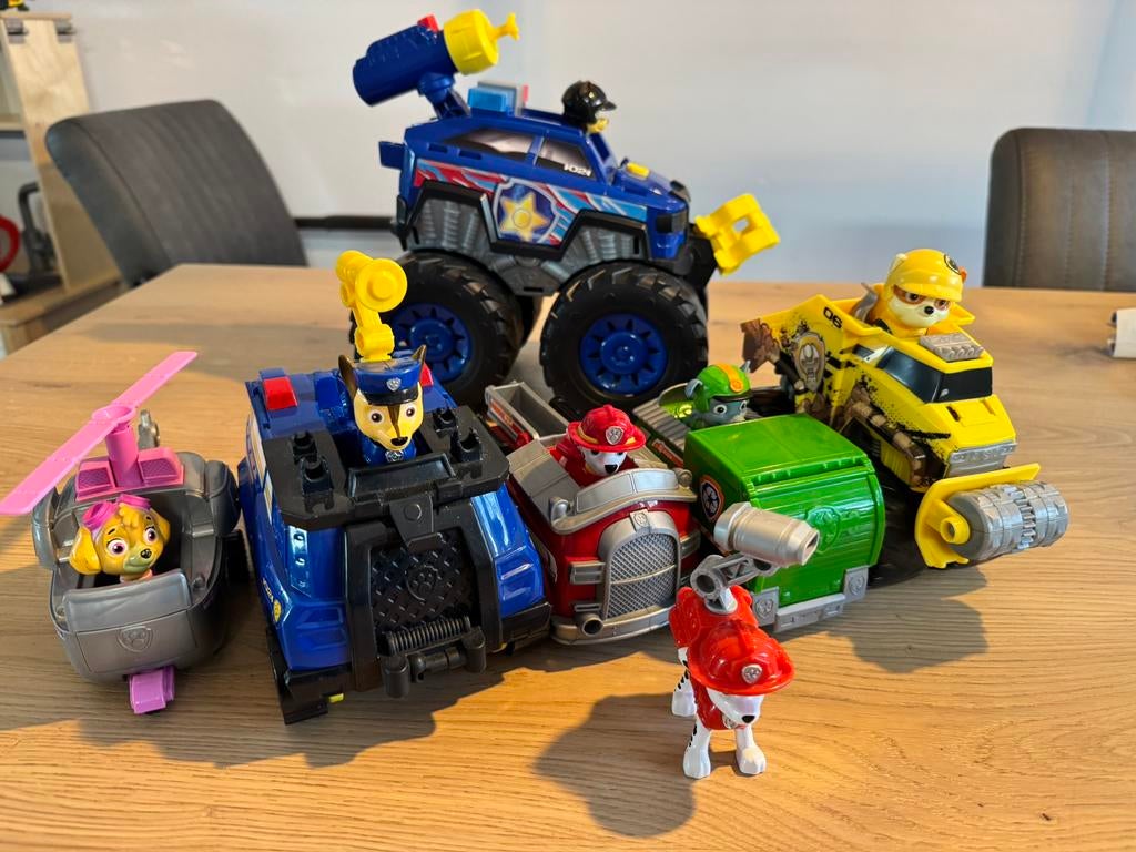 Paw patrol autos, Ophalen of Verzenden, Gebruikt