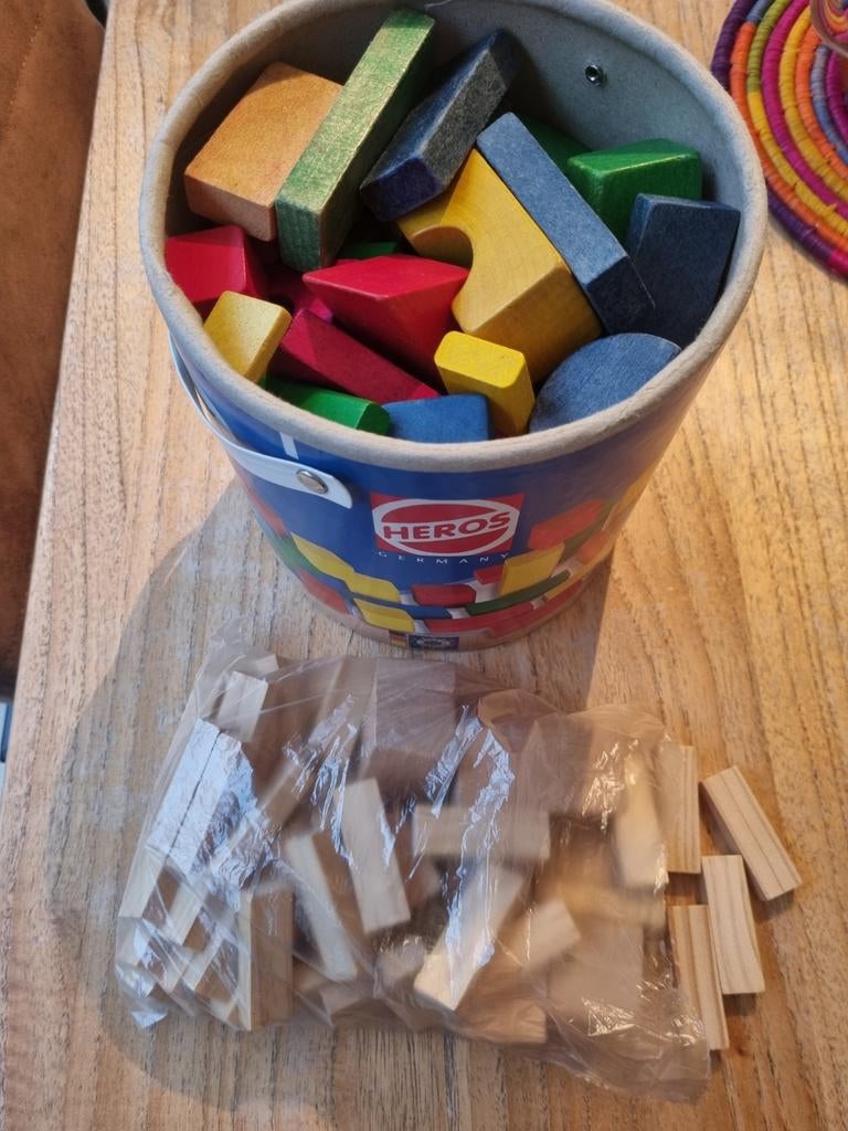 Houten blokken, Ophalen of Verzenden