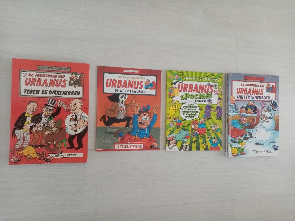 Urbanus, Meerdere stripboeken, Ophalen of Verzenden, Gelezen, Willy Linthout, Urbanus