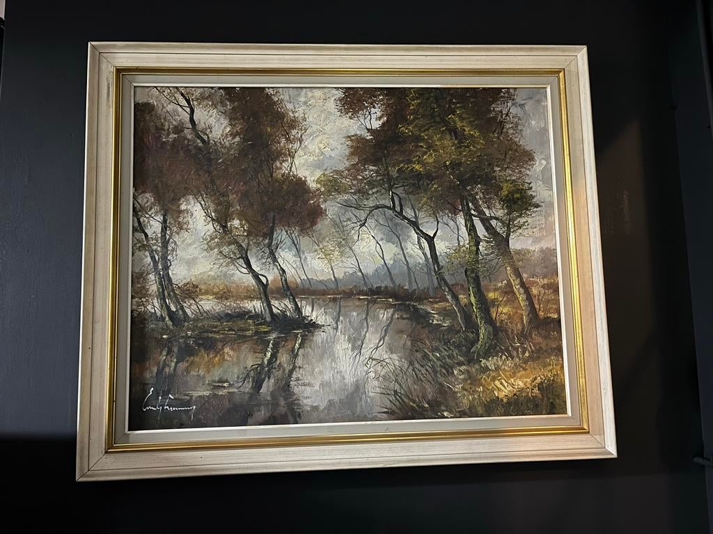 Bosgezicht door Emile Lammers, Ophalen