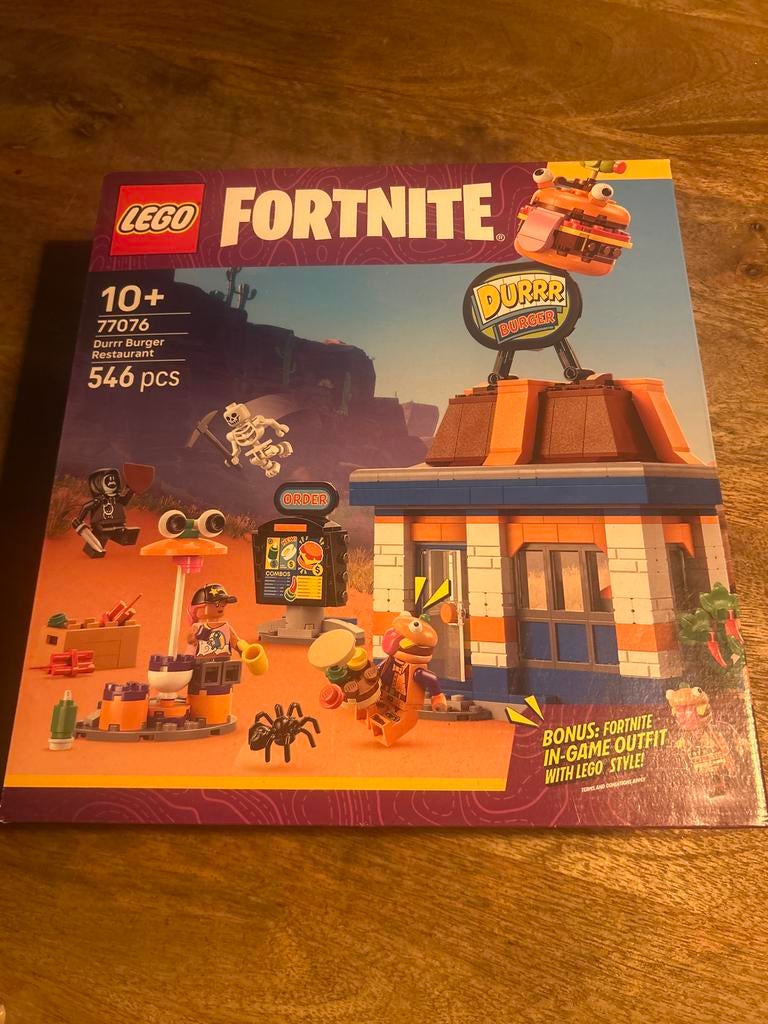 LEGO Fortnite 77076 Durrr Burger Restaurant - Nieuw in doos, Ophalen of Verzenden, Nieuw, Complete set, Lego