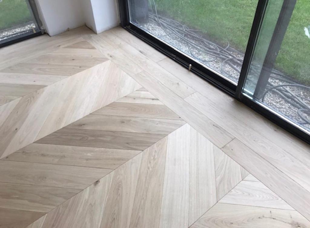 Echt Eiken hongaarse punt vloer visgraat Parket