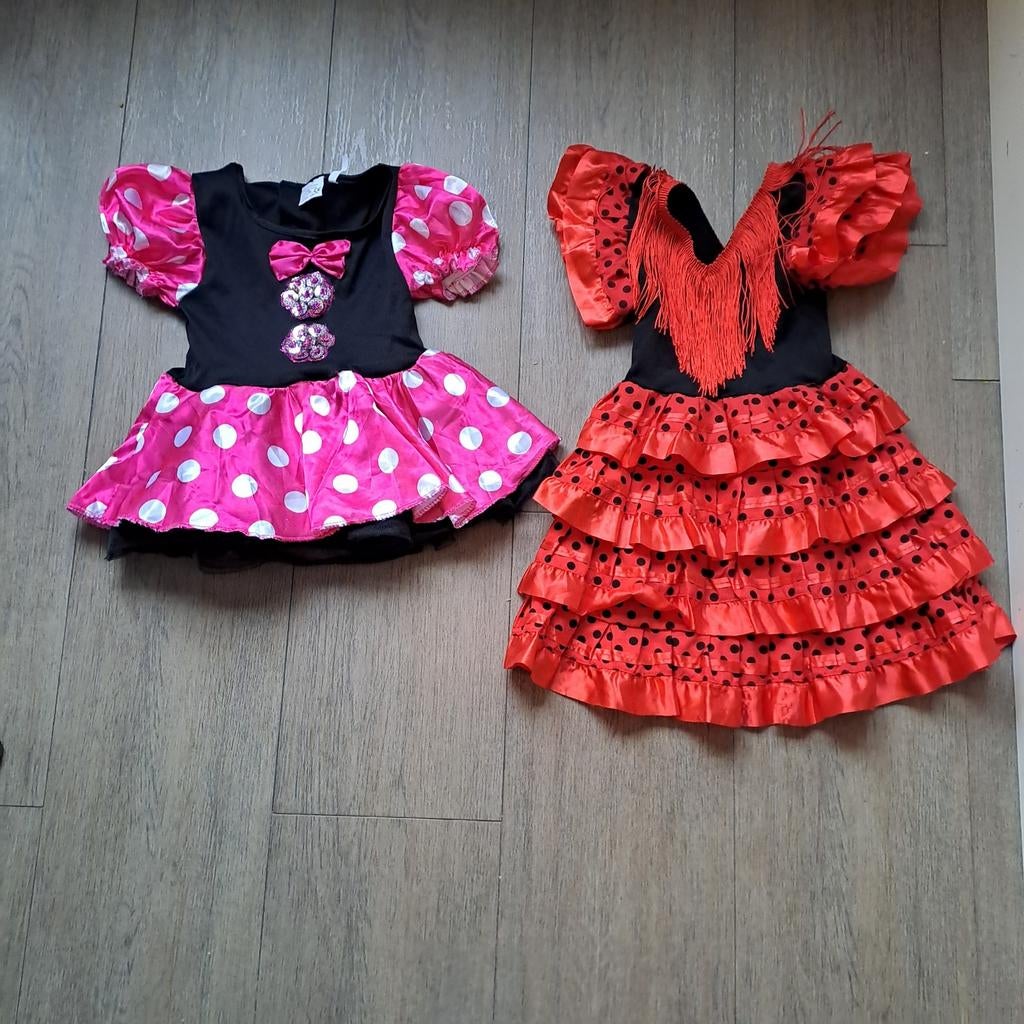 Set, twee jurkjes maat 104 / 110, Ophalen, Gebruikt, 104 of kleiner, Meisje