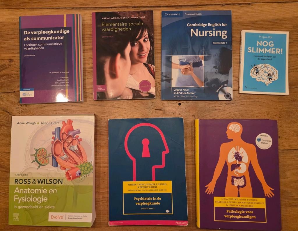Studieboeken hbo-verpleegkunde, Boeken, Ophalen of Verzenden, Beta, Zo goed als nieuw, HBO