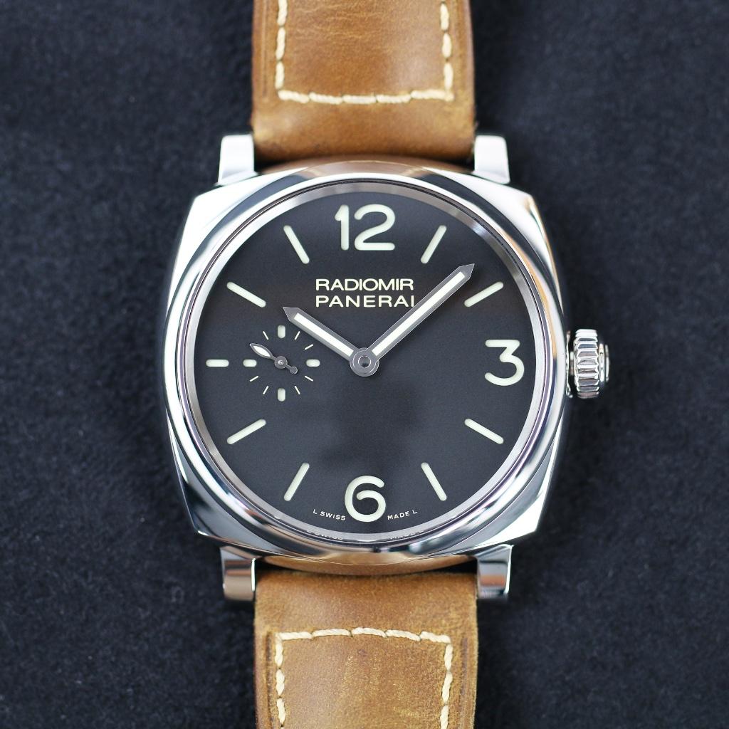Panerai Radiomir 1940 42 (Zeer goed/ 2021), Overige merken, Leer, Staal, Polshorloge