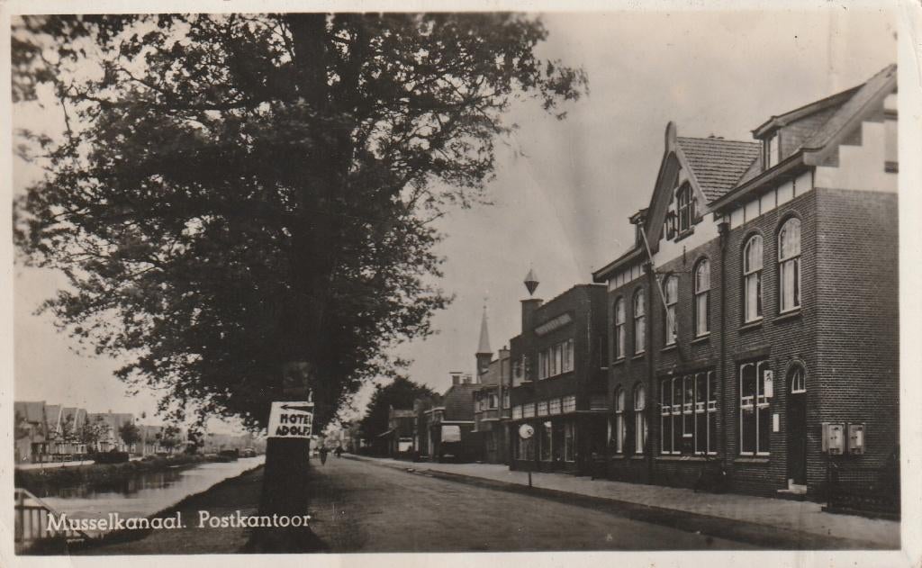 Musselkanaal, Ophalen of Verzenden, 1940 tot 1960, Ongelopen, Groningen