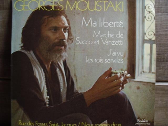 Georges Moustaki "Ma Liberté" LP, Cd's en Dvd's, Vinyl | Pop, Gebruikt, 12 inch, Ophalen of Verzenden